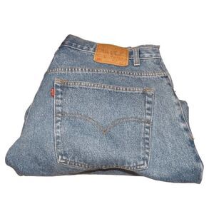Levi's 560 Jeans Men S 40 W X 32 L Blue Denim Straight Leg‎ Rare